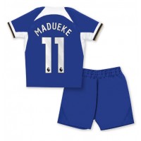 Chelsea Noni Madueke #11 Replica Home Minikit 2023-24 Short Sleeve (+ pants)